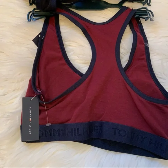 Tommy Hilfiger Cotton Racerback Bralette Set of Two - NWT - Small - Picture 8 of 11